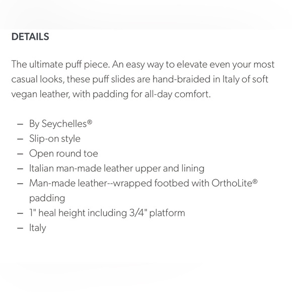 Seychelles Bellissima Nude Braided Slide Sandals - Picture 7 of 7